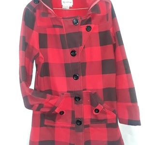 Red and Black Plaid Jacket